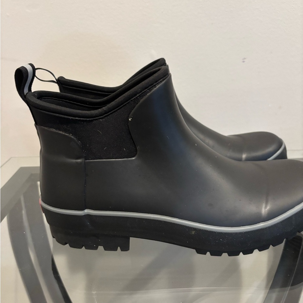 Chooka Women's Black Ankle Rain Boots Size 9 - Picture 2 of 9